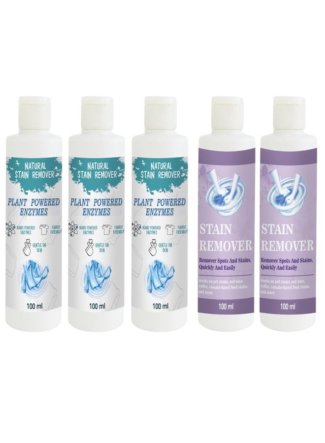 TOOVUS Stain Remover Combo Pack of Shirt (Pack of 3), Purple and Purple Stain Remover | Multi-Surface Cleaning Solution for Clothes, Fabrics, Upholstery (100 g Each) - Image 1